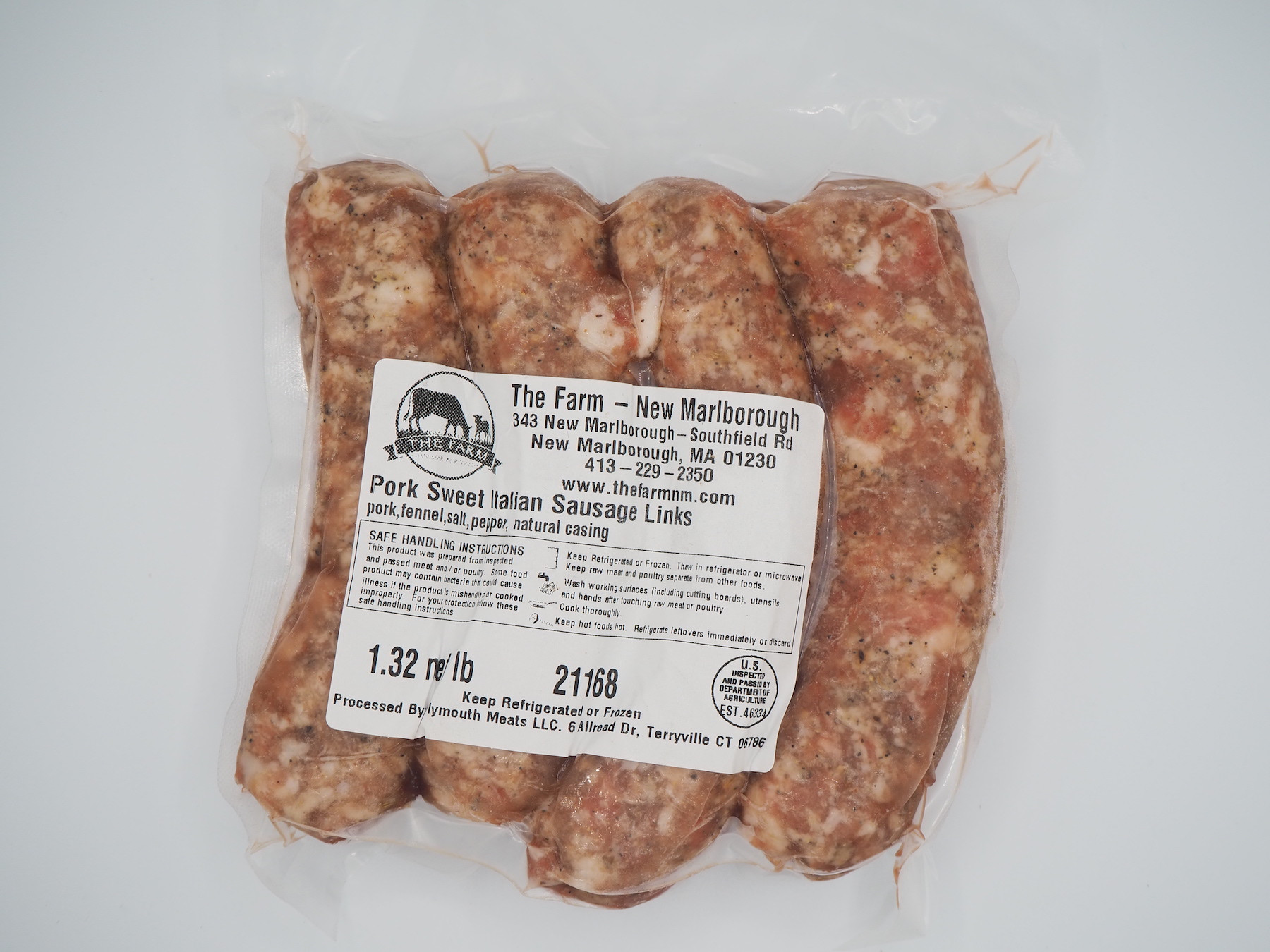 Pork Sausage- Sweet Italian Links