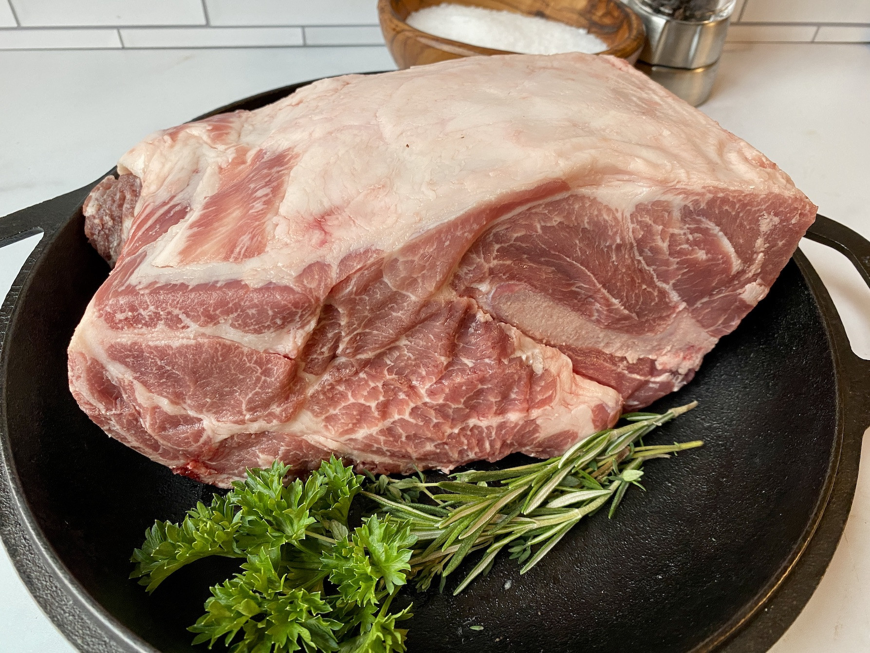 Pasture Raised Pork Shoulder Butt Roast - With Bone