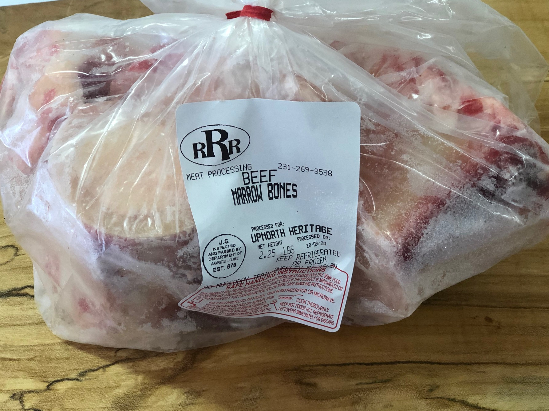 Beef Marrow Soup Bones