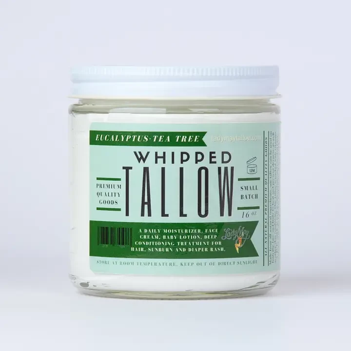 Whipped Tallow Eucalyptus Tea Tree 16oz