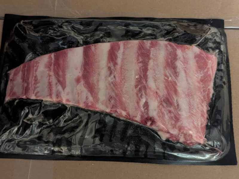 Spare Ribs, Sliced