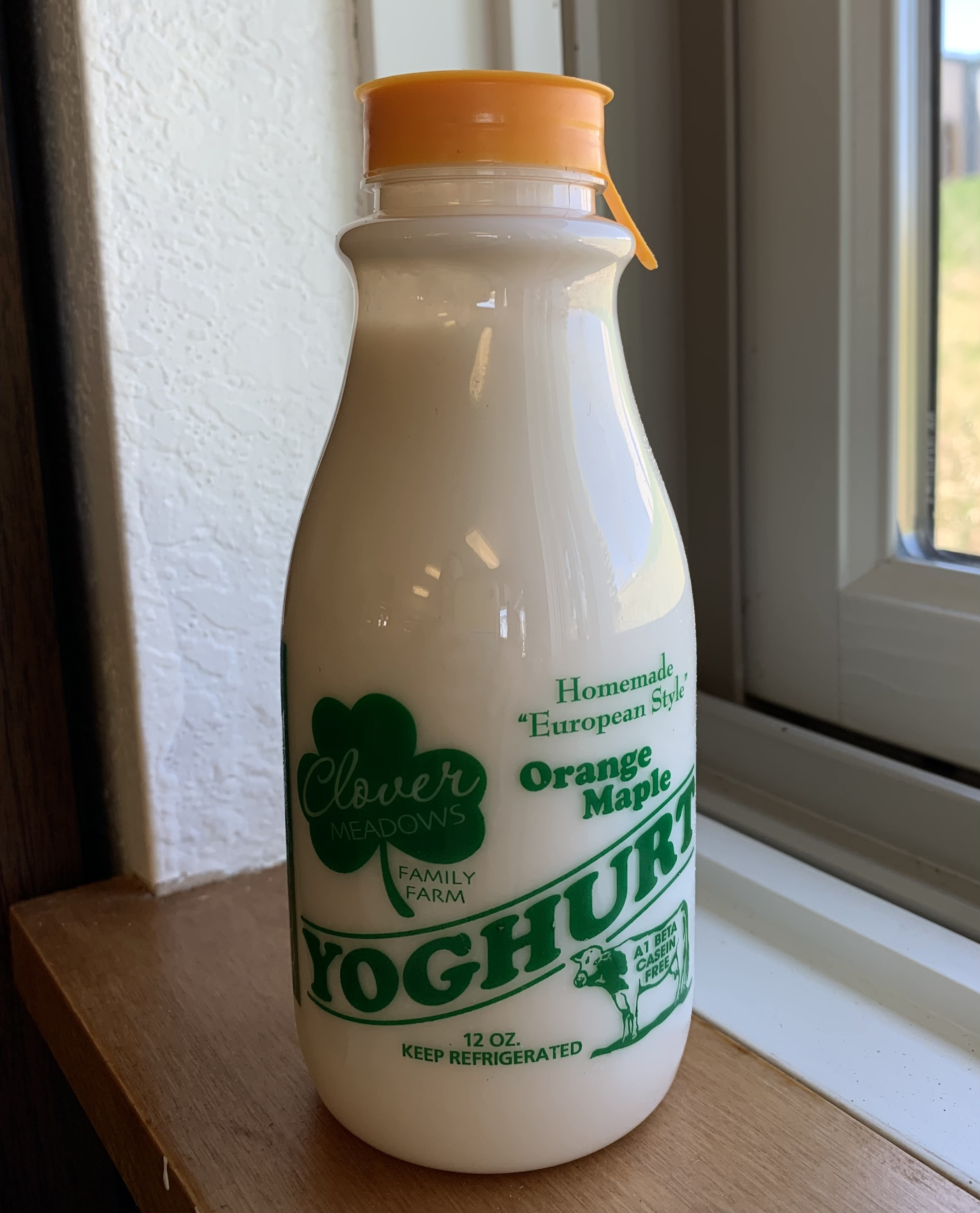 Orange Maple Yoghurt