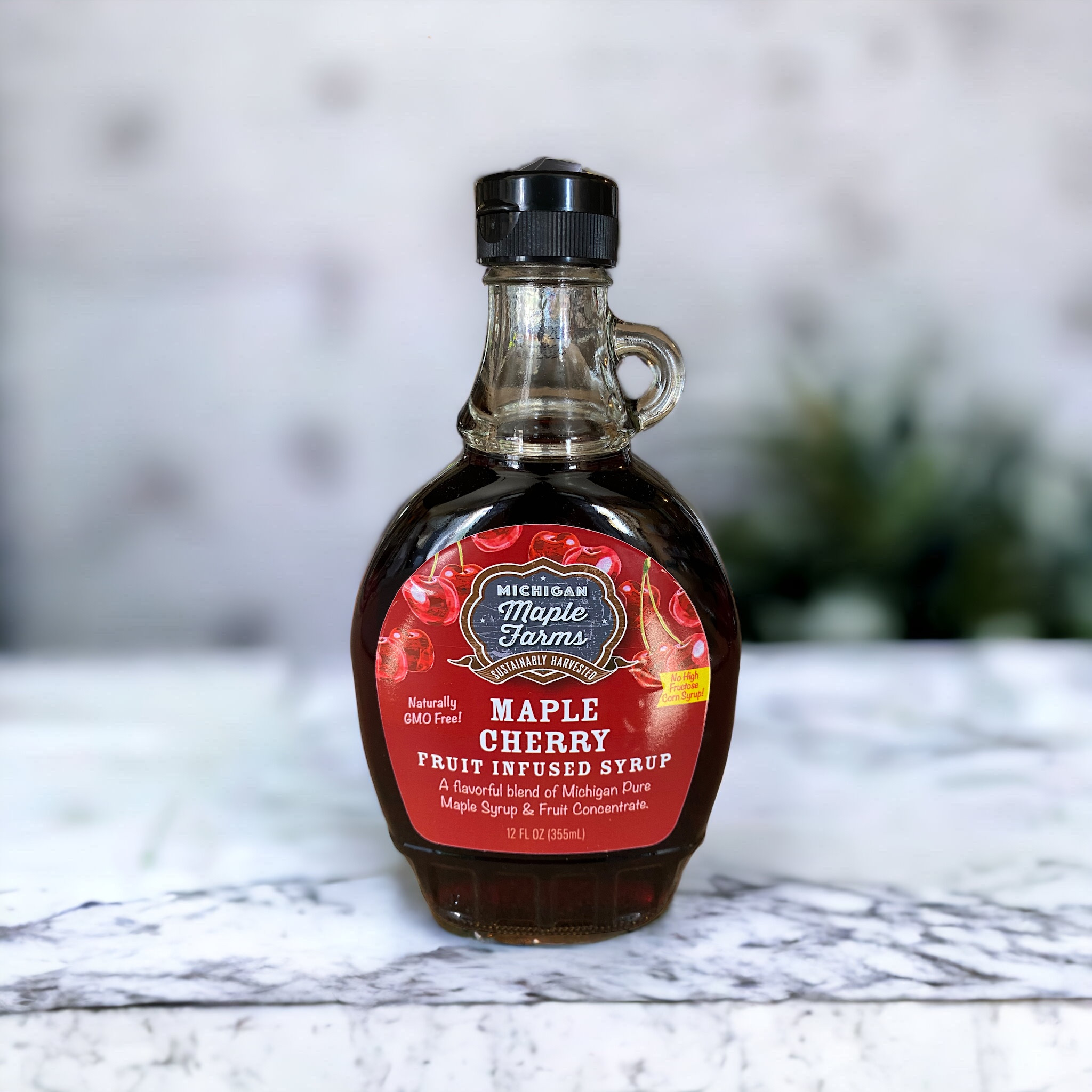 Cherry infused Maple Syrup