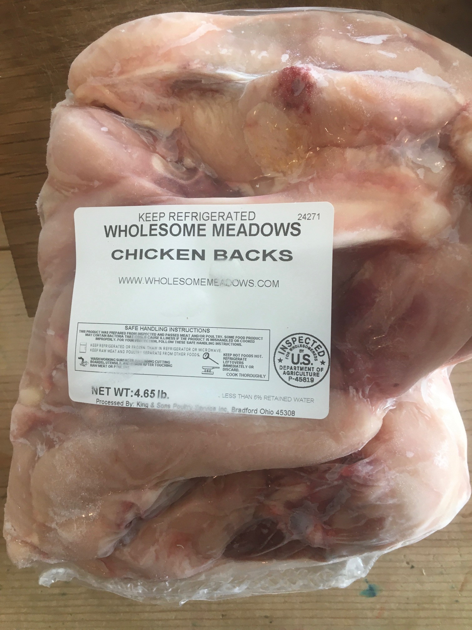Chicken Frames (Backs)