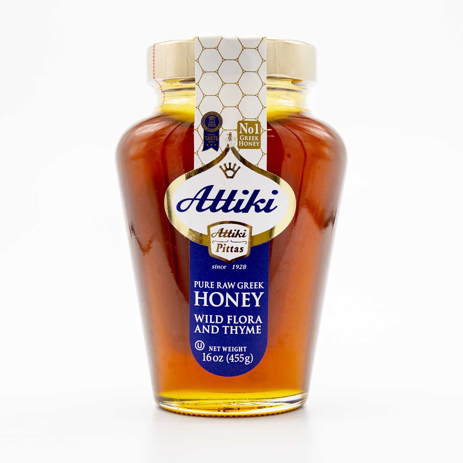ATTIKI HONEY 16OZ (1LB) GLASS