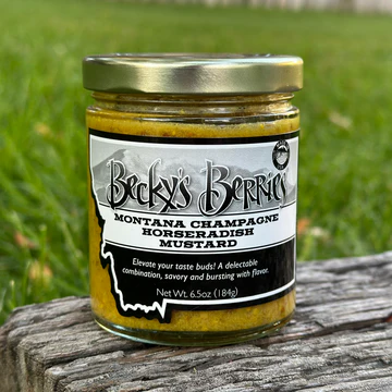 Montana Champagne Horseradish Mustard 8oz