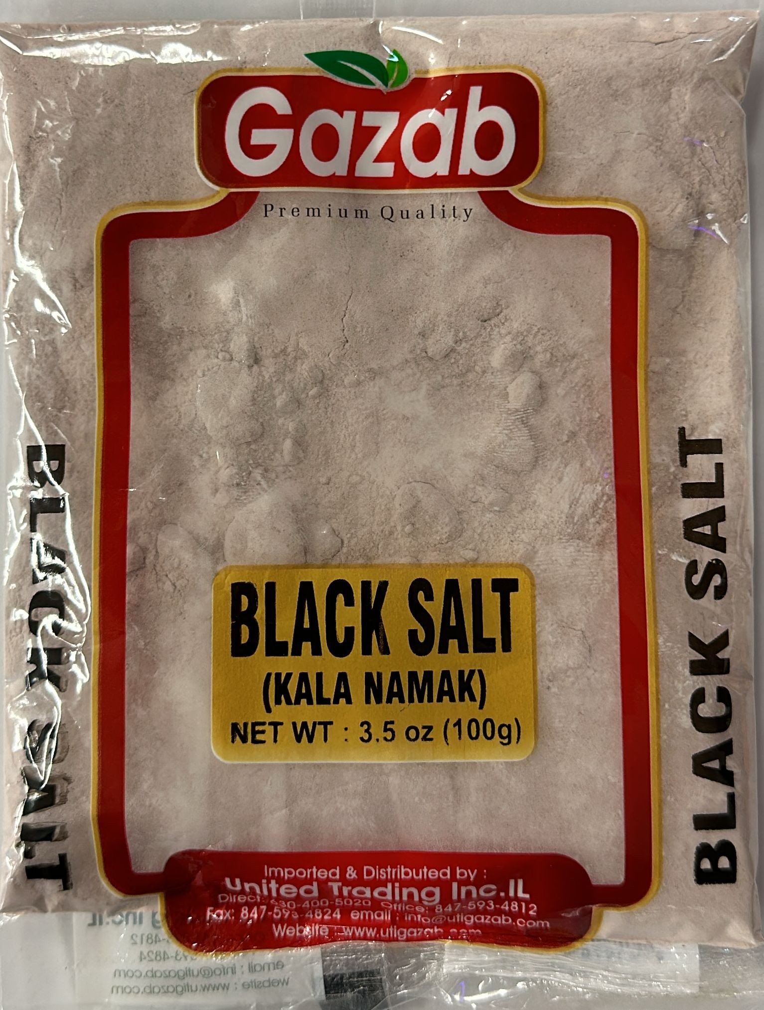 GAZAB BLACK SALT 100G