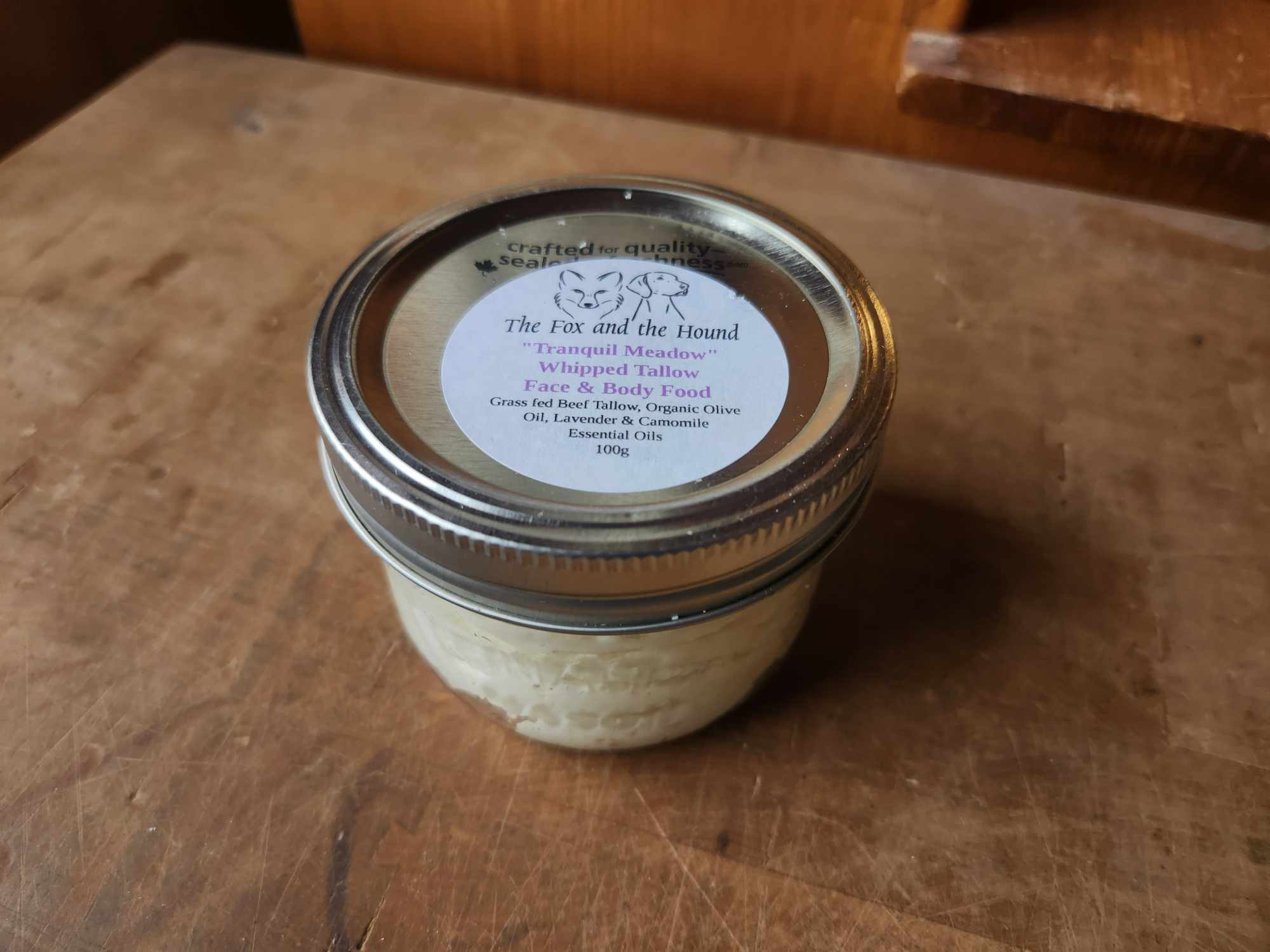 F&H "Tranquil Meadow" Whipped Tallow Face & Body Food (Large)