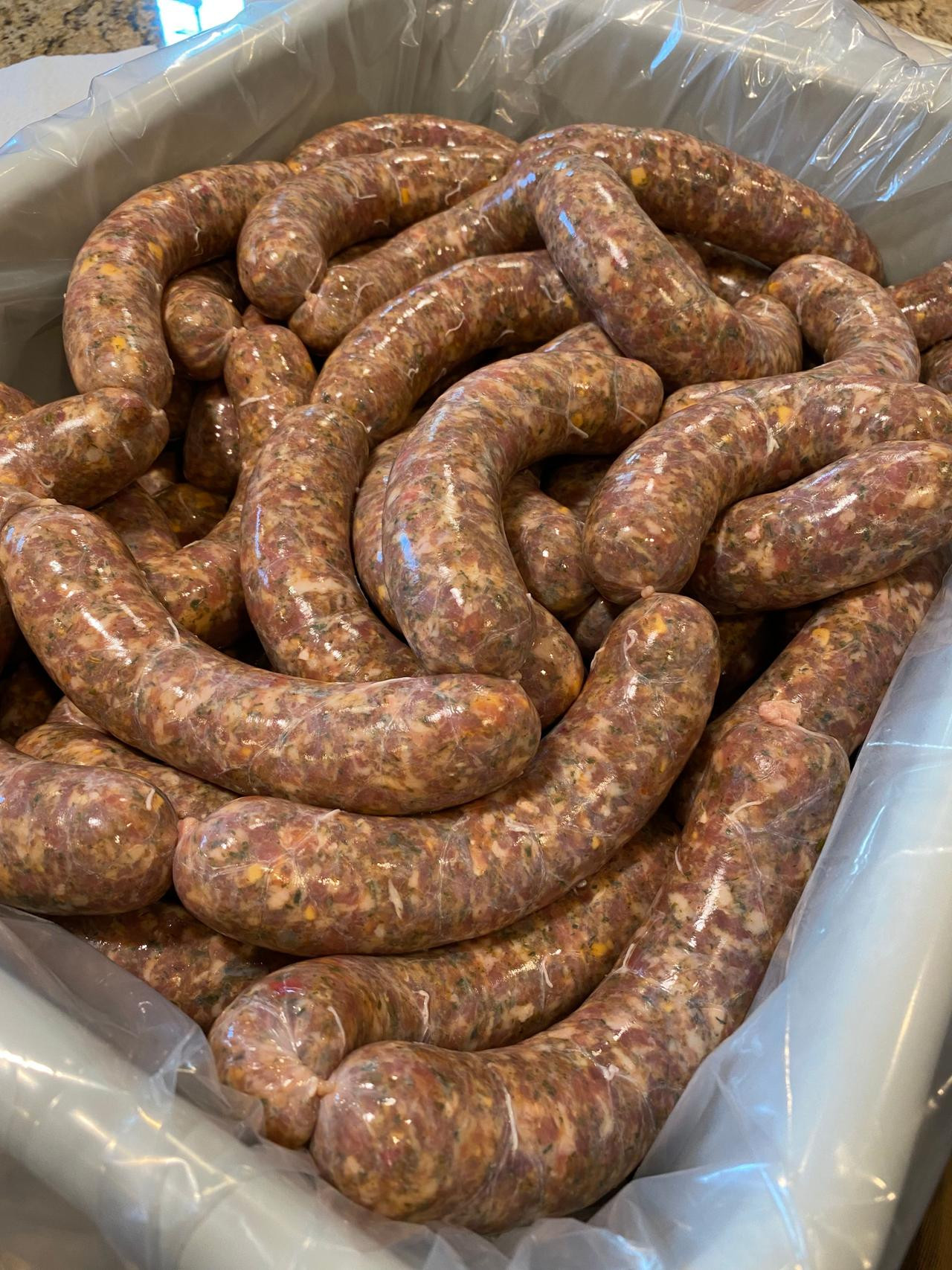 Beef Bacon Cheddar Brats