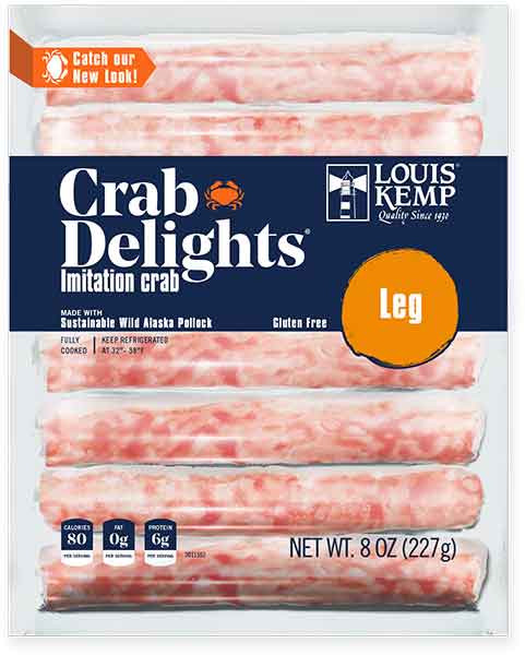 Imitation Crab Legs (Louis Kemp)