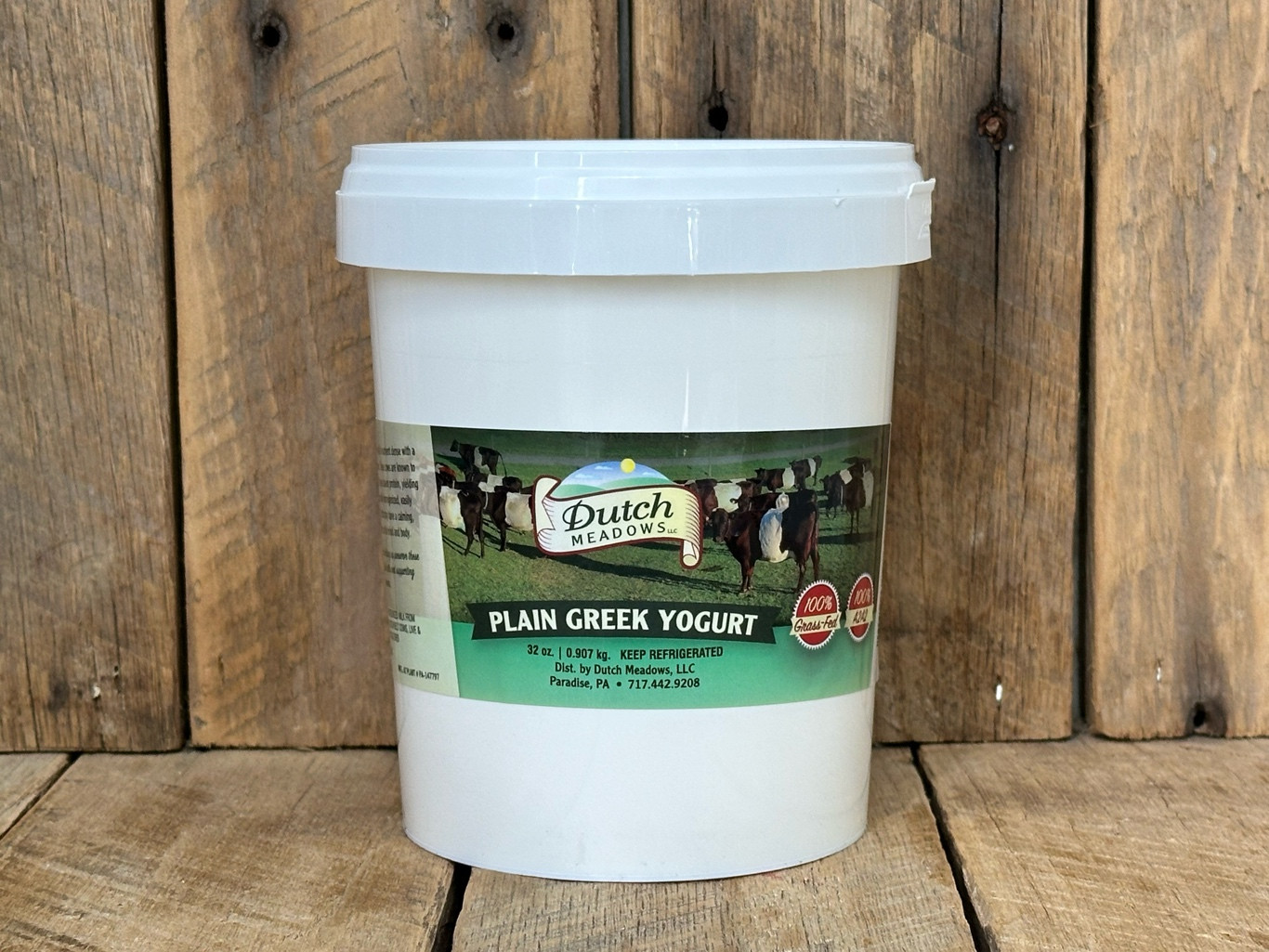 4 Pk Quart Plain Greek Yogurt (A2A2)
