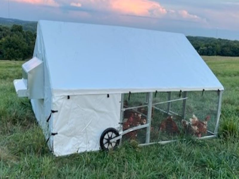 Aluminum Chicken Tractor Kit - Natural Gramma Brand 2024 10x12