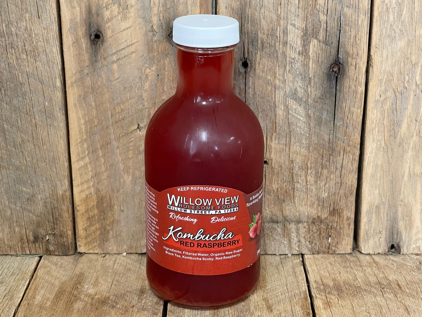 Red Raspberry Kombucha