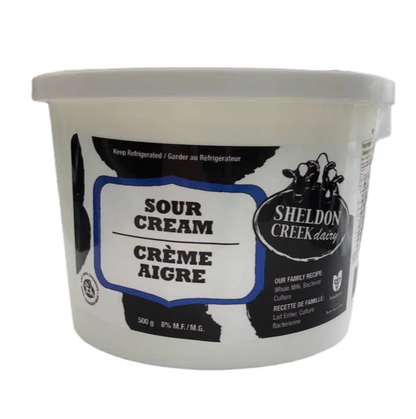 Dairy - Sour Cream 500mL  - Pick up at Integrated Farms September 18 or 19