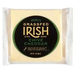 Cheddar - Grass Fed Irish Chive Cheddar (McCalls Cheddar)