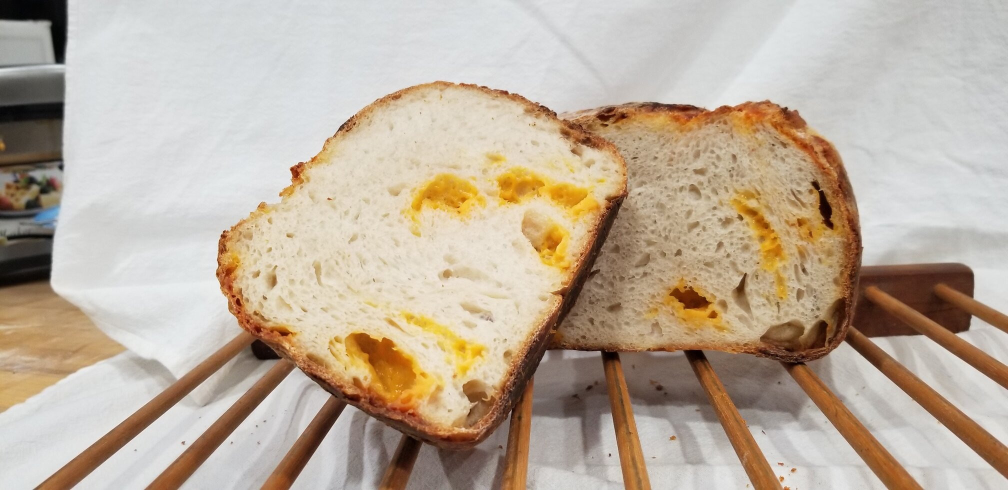 Cheddar Sourdough Boule