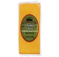 Cheddar - Apple Smoked Cheddar Bar (Red Apple)