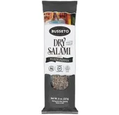 Salami - Bourbon & Sour Cherries Uncured Salami Chub (Brooklyn Cured)
