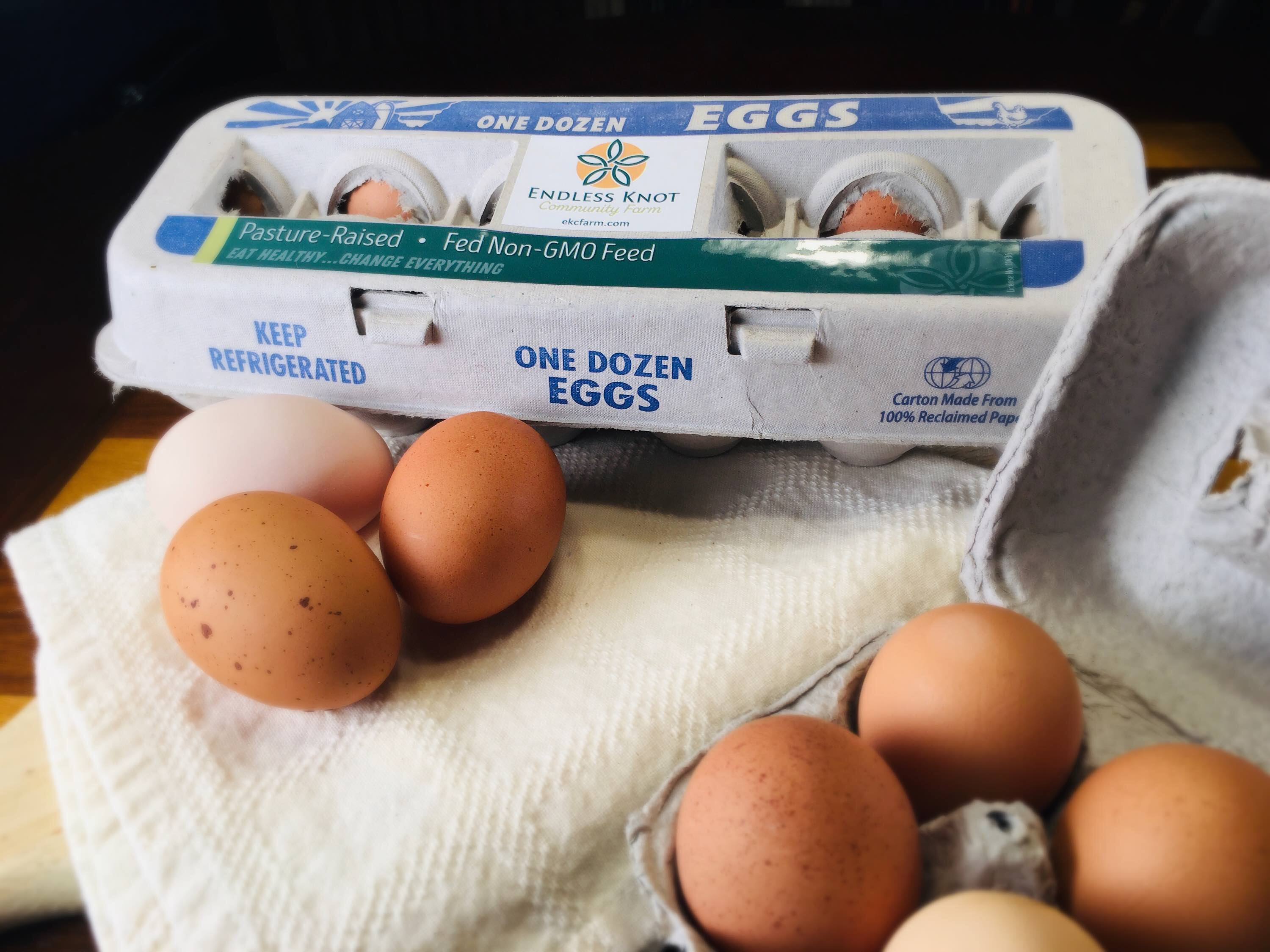 EKC Farm Pastured Eggs - Non GMO, Large