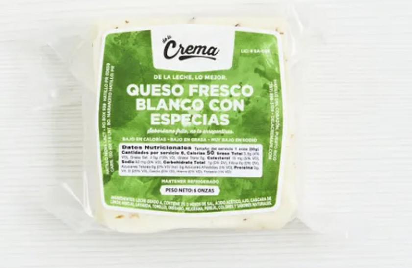 Queso Blanco con Especias