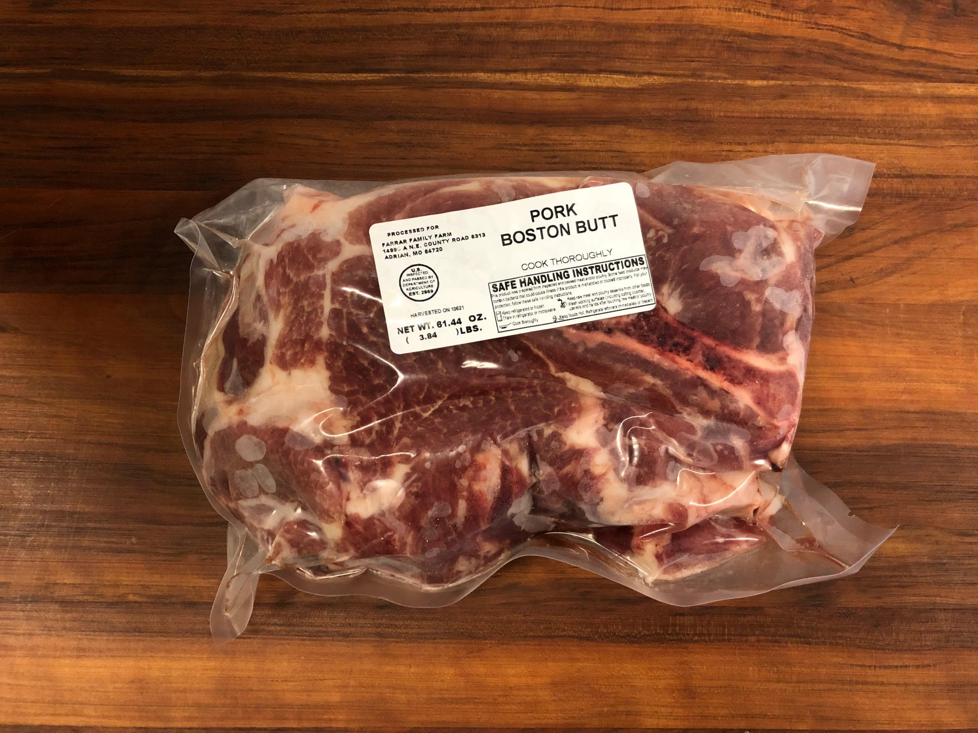 Boston Butt Roast Small (shoulder), bone-in