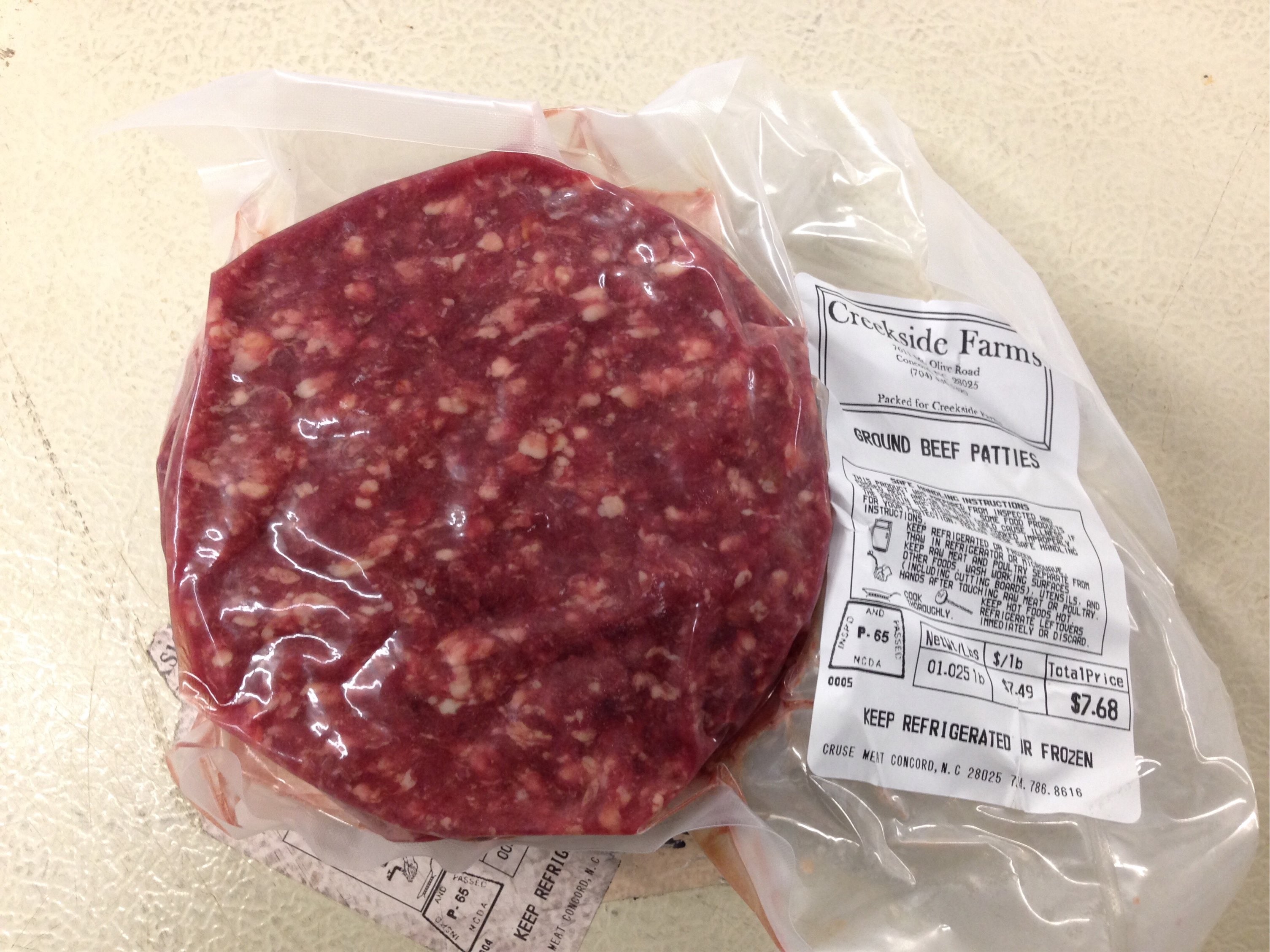 Ground Beef Patties - 100 percent grassfed