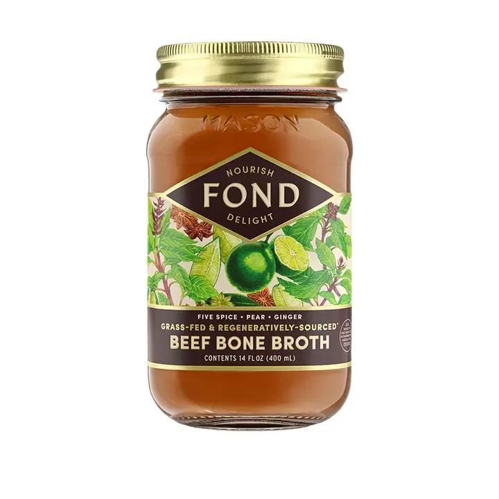 Five Spice & Pear Grass-fed Beef Bone Broth