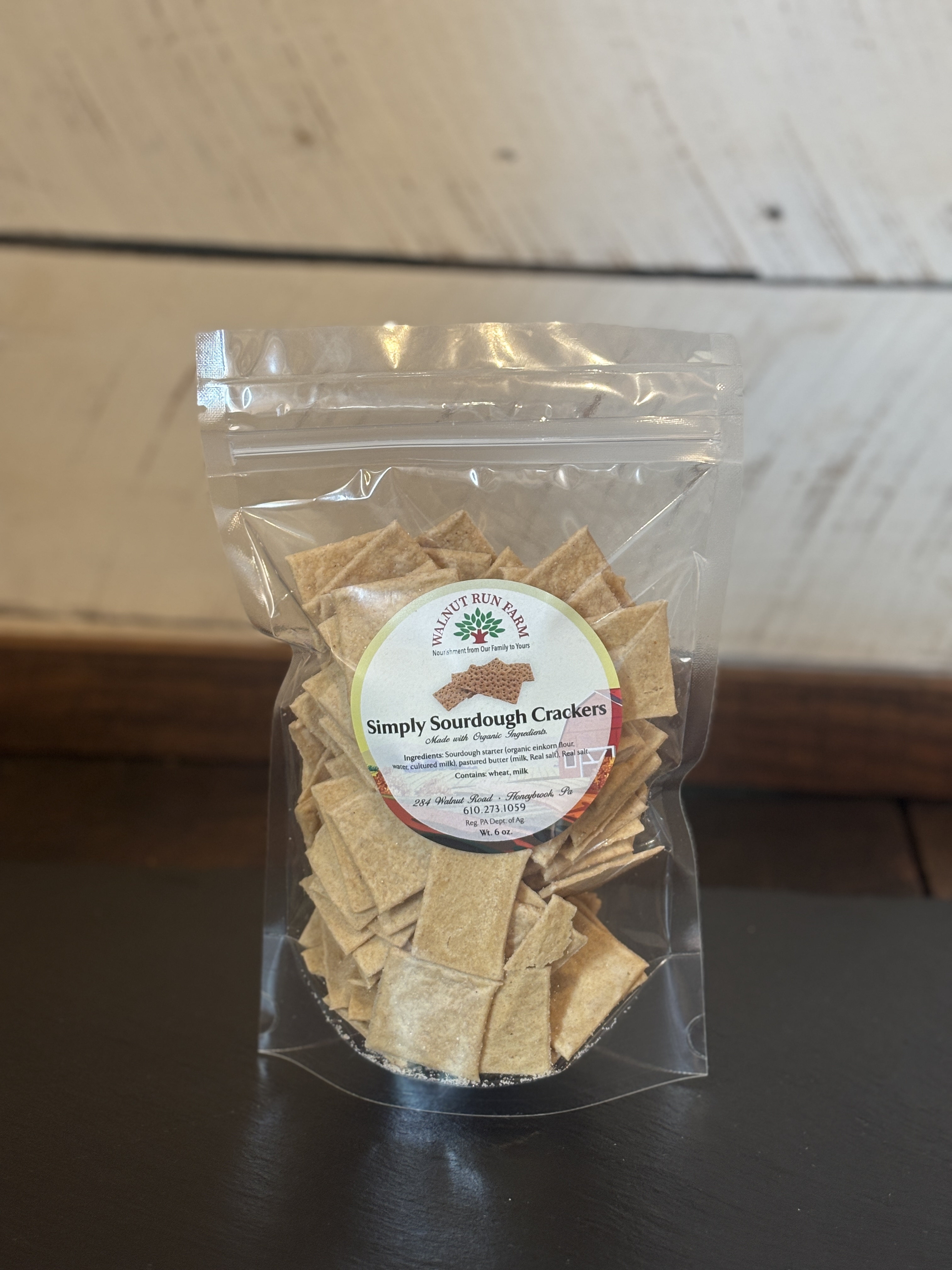 Simply Sourdough Crackers