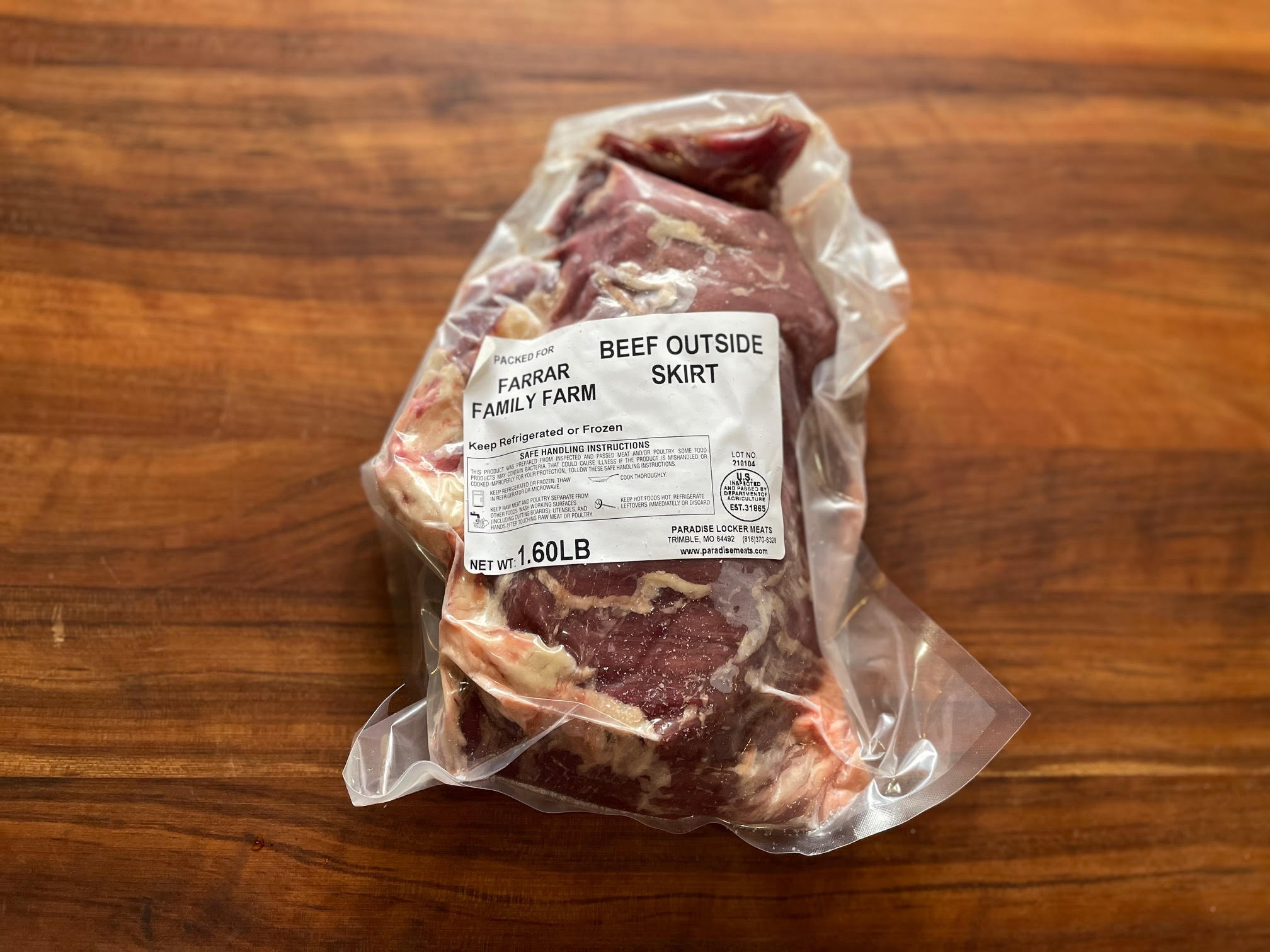 Skirt Steak Large, boneless