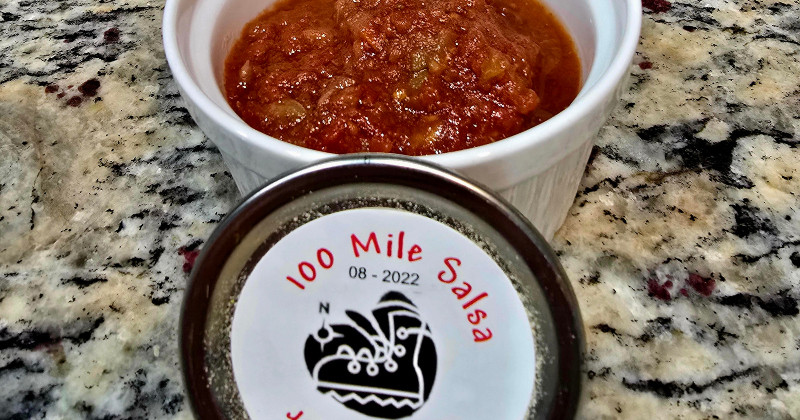 CANNING - 100 Mile Salsa Pint Jar