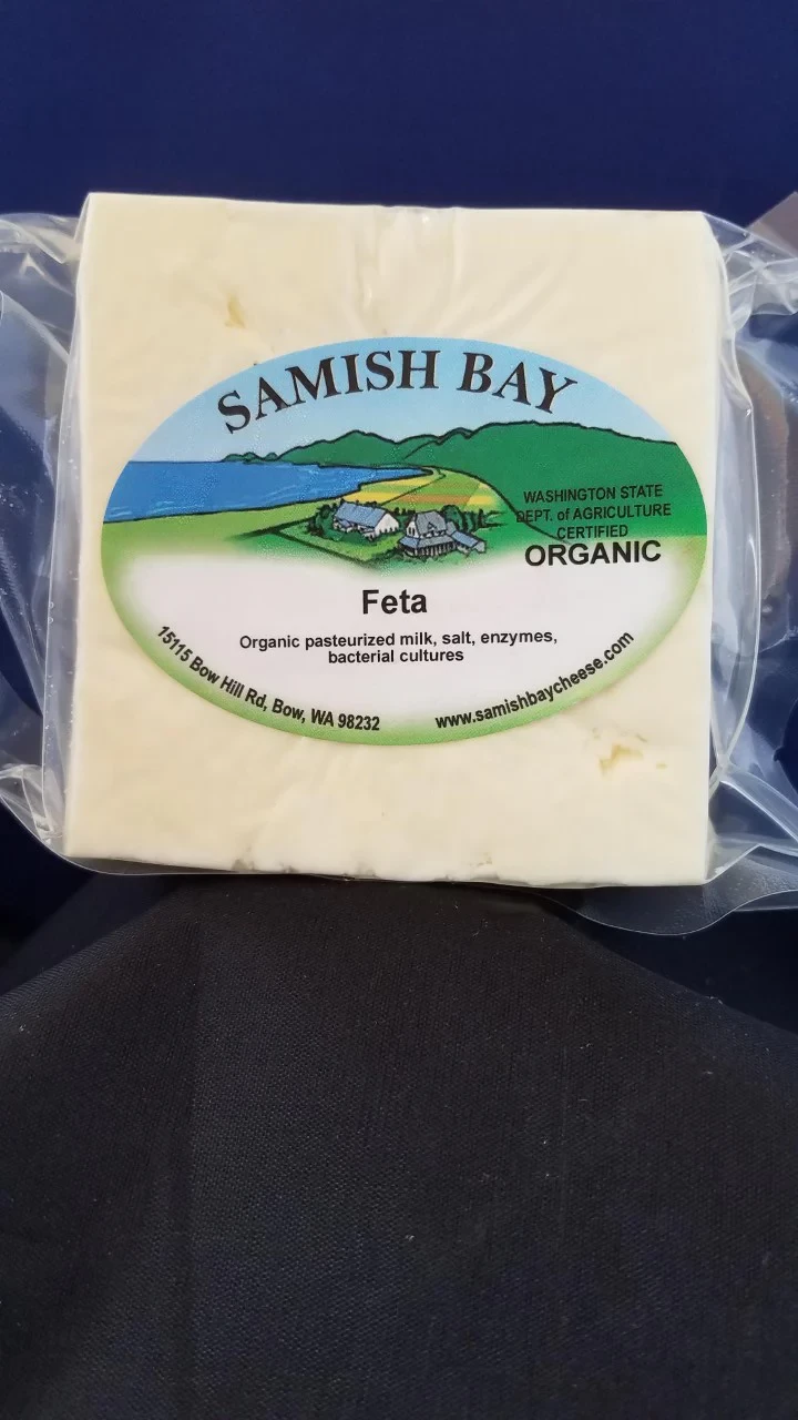 Samish Bay Organic Feta Cheese 1/3 LB