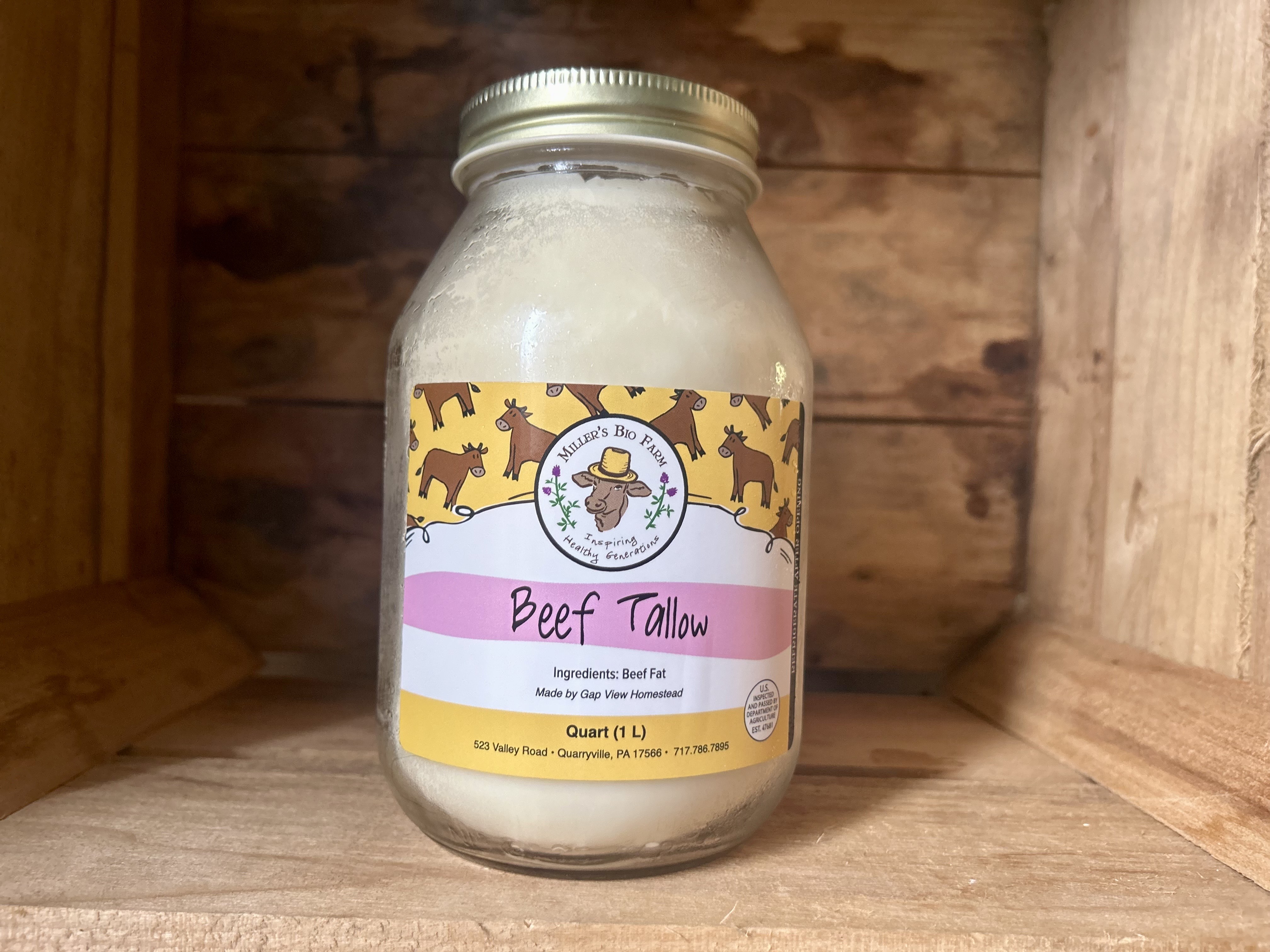 1 quart - Beef Tallow