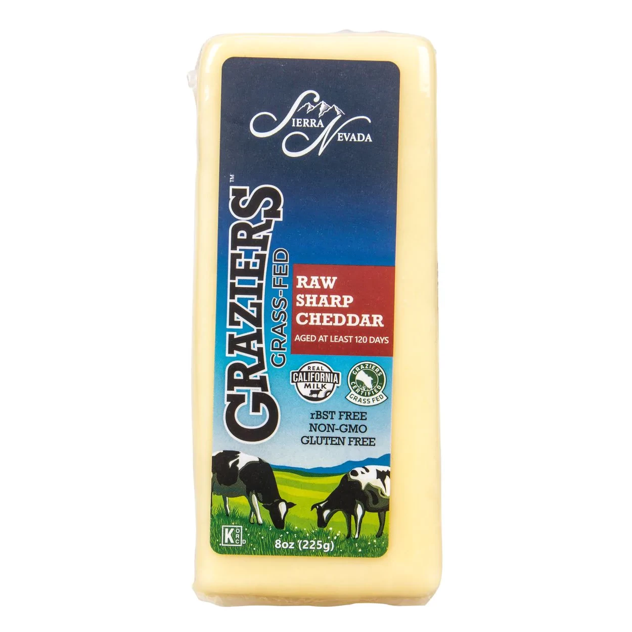 Graziers Raw Sharp Cheddar Grass-Fed