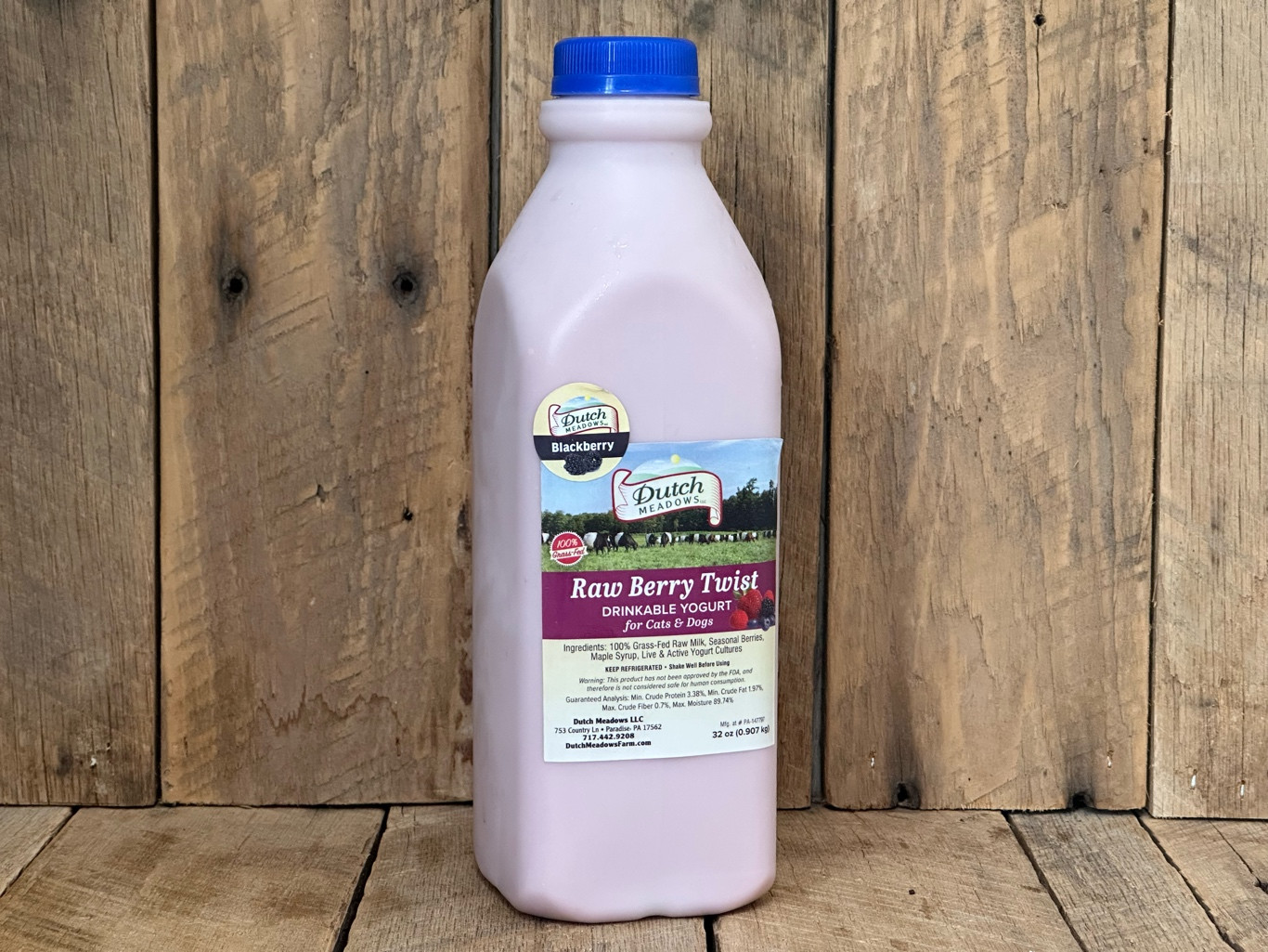 4 Pk Raw Drinkable Yogurt (Blackberry)