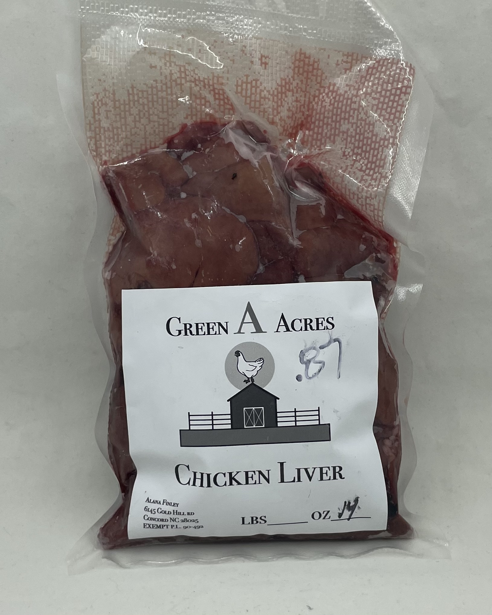 Green A Acres Chicken Liver