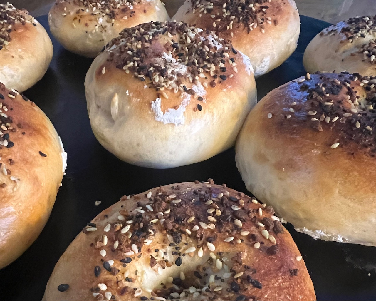 Sourdough Everything Bagels