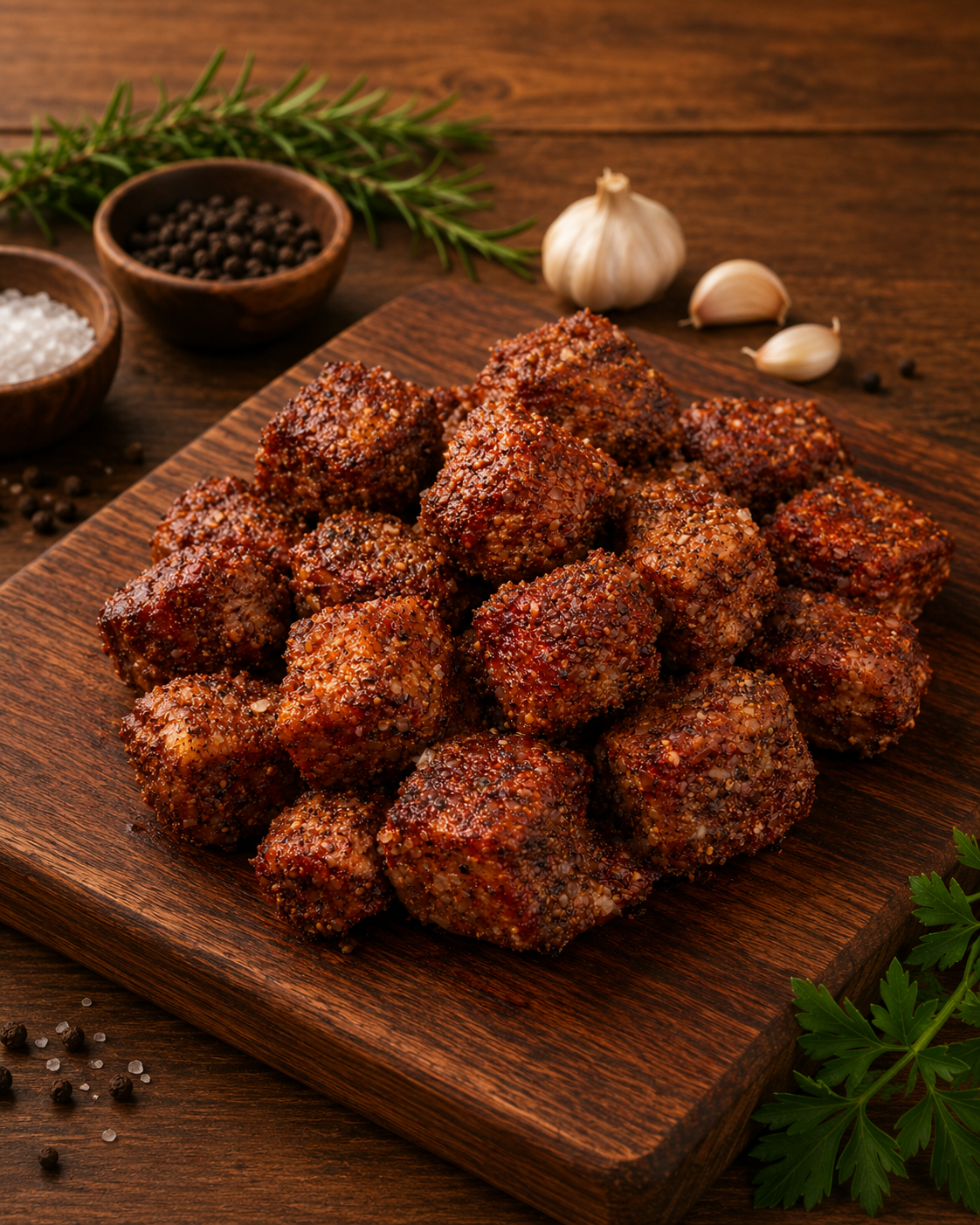 Candied Pork Belly Bites