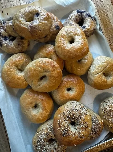 Plain Sourdough Bagels