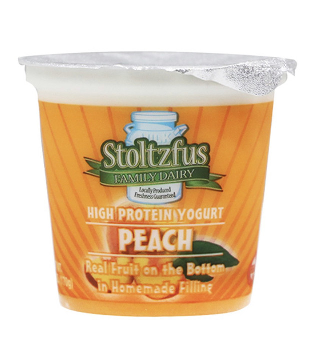 Stoltzfus Peach Yogurt