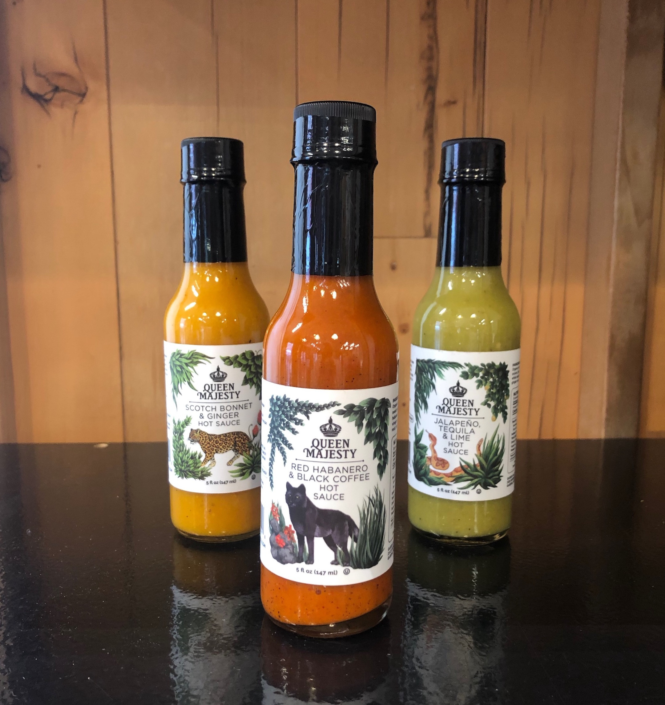 Queen Majesty, Red Habanero & Black Coffee Hot Sauce
