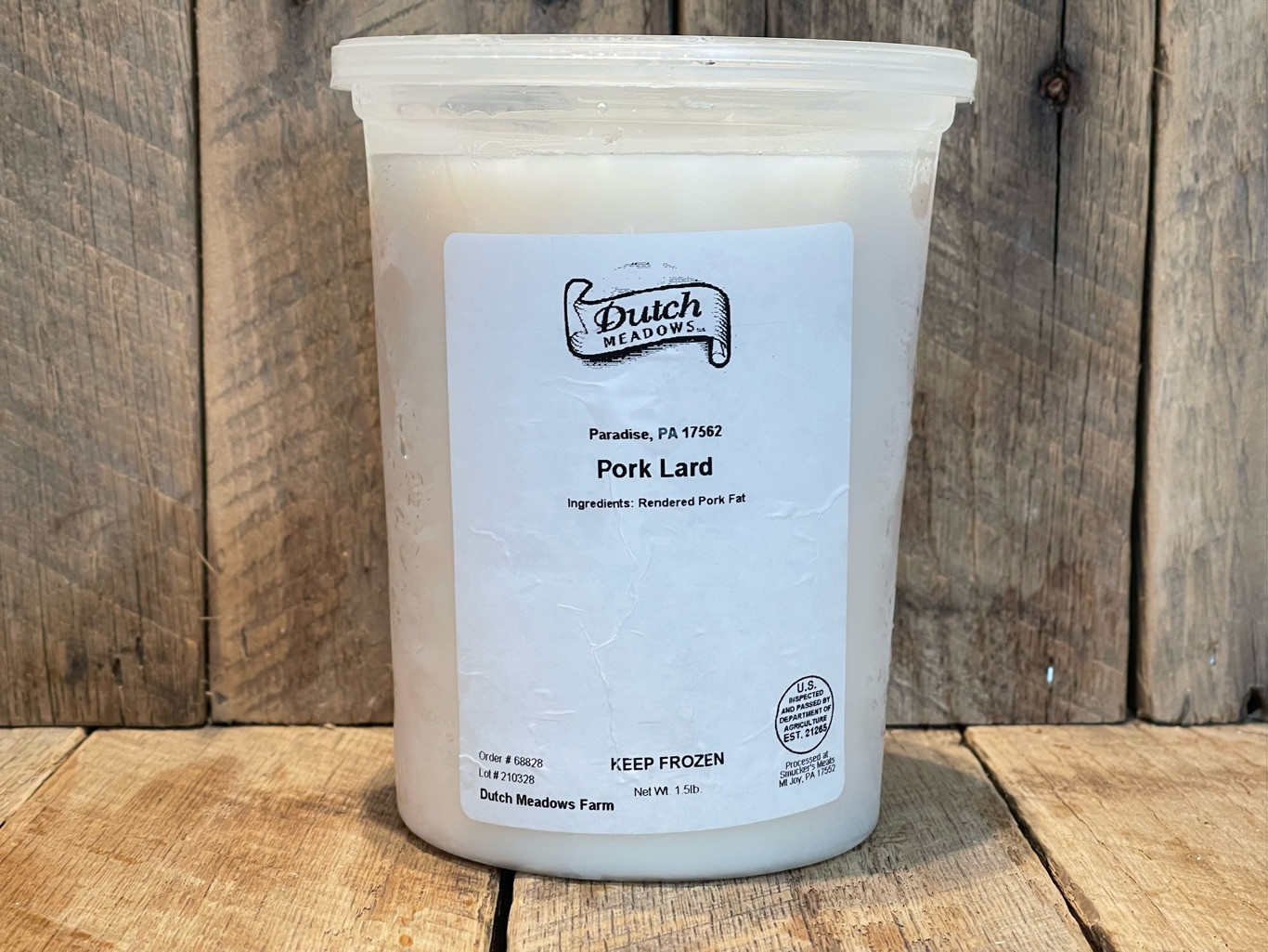 Quart Pork Lard