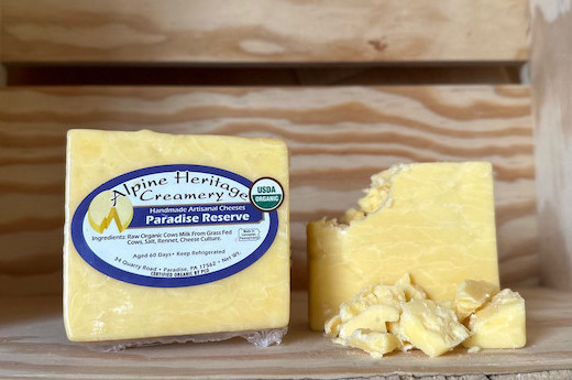 Raw Reserve Cheddar Cheese - 8oz block