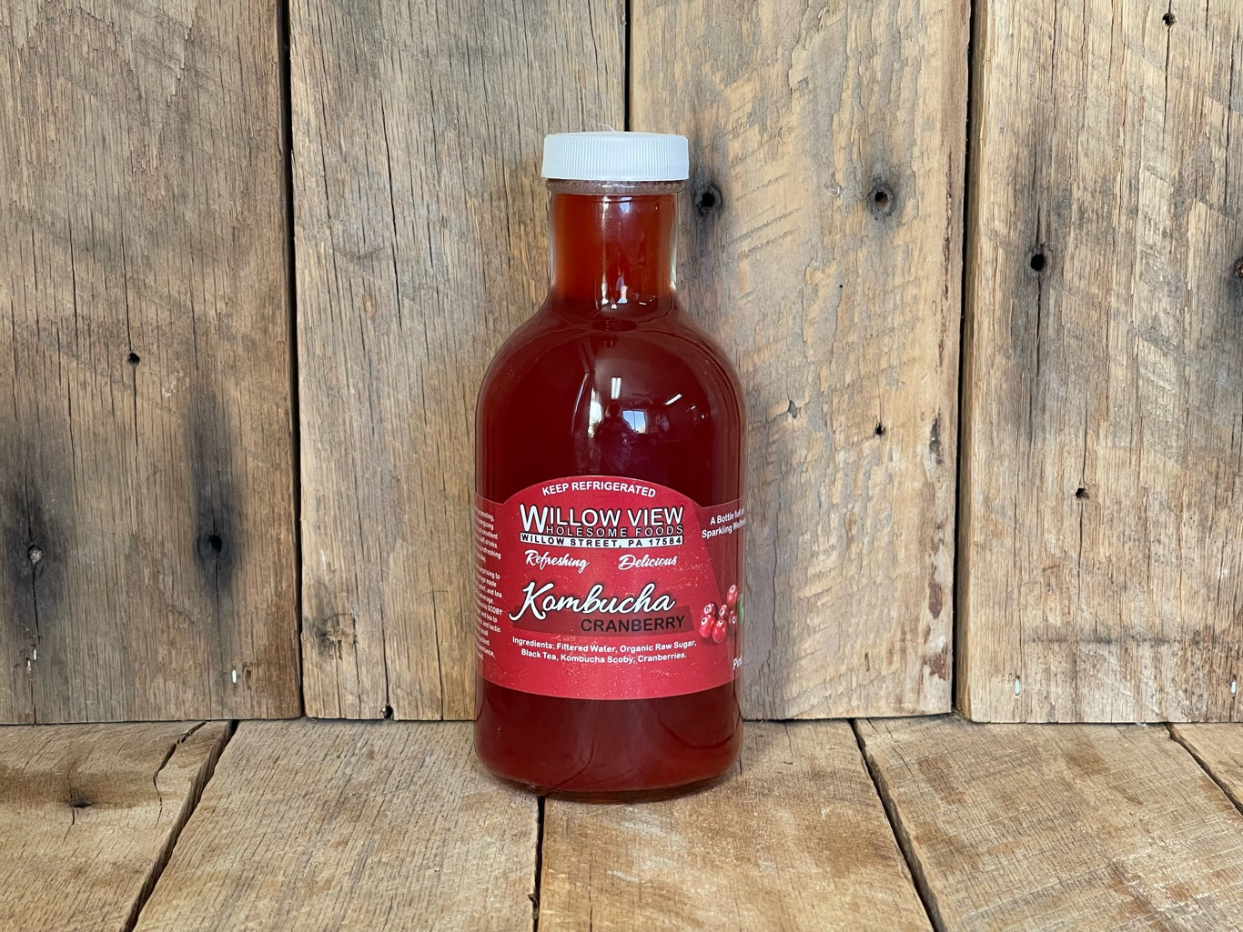 Cranberry Kombucha (Seasonal Flavor)