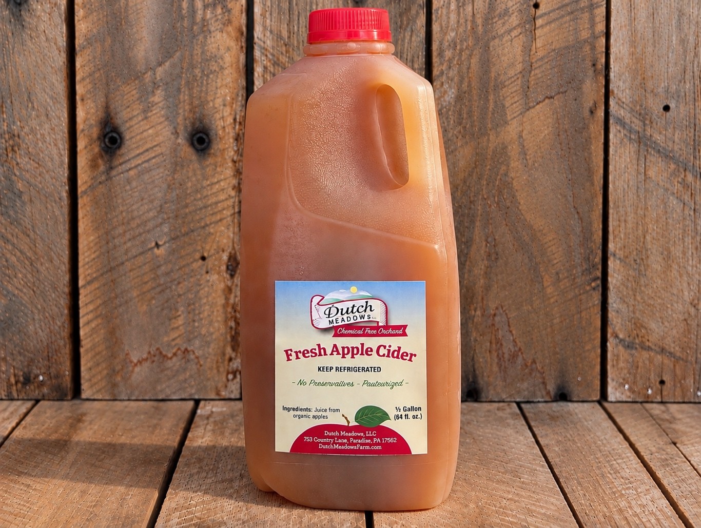 1/2 Gallon Apple Cider (Pasteurized)