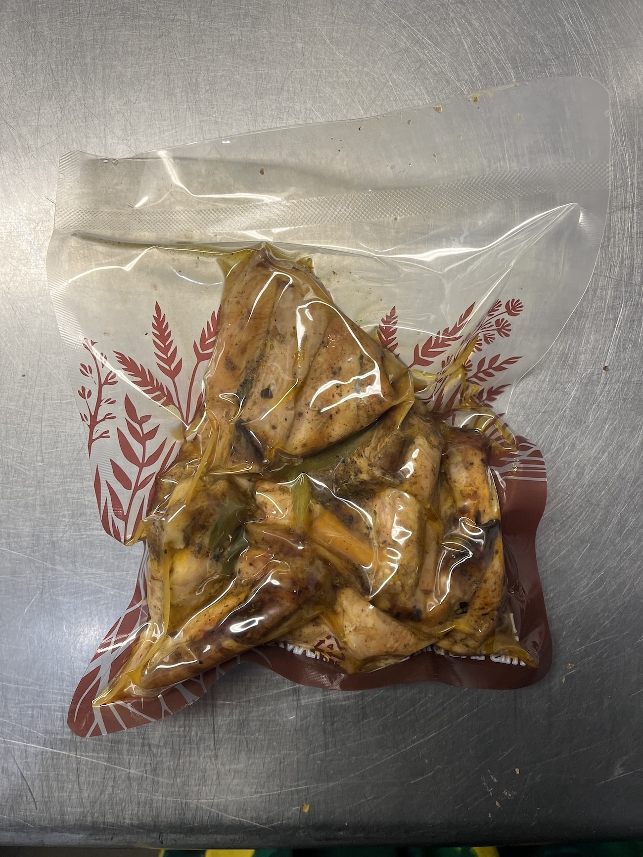 Jamaican Fricassee Chicken Wing Dinner
