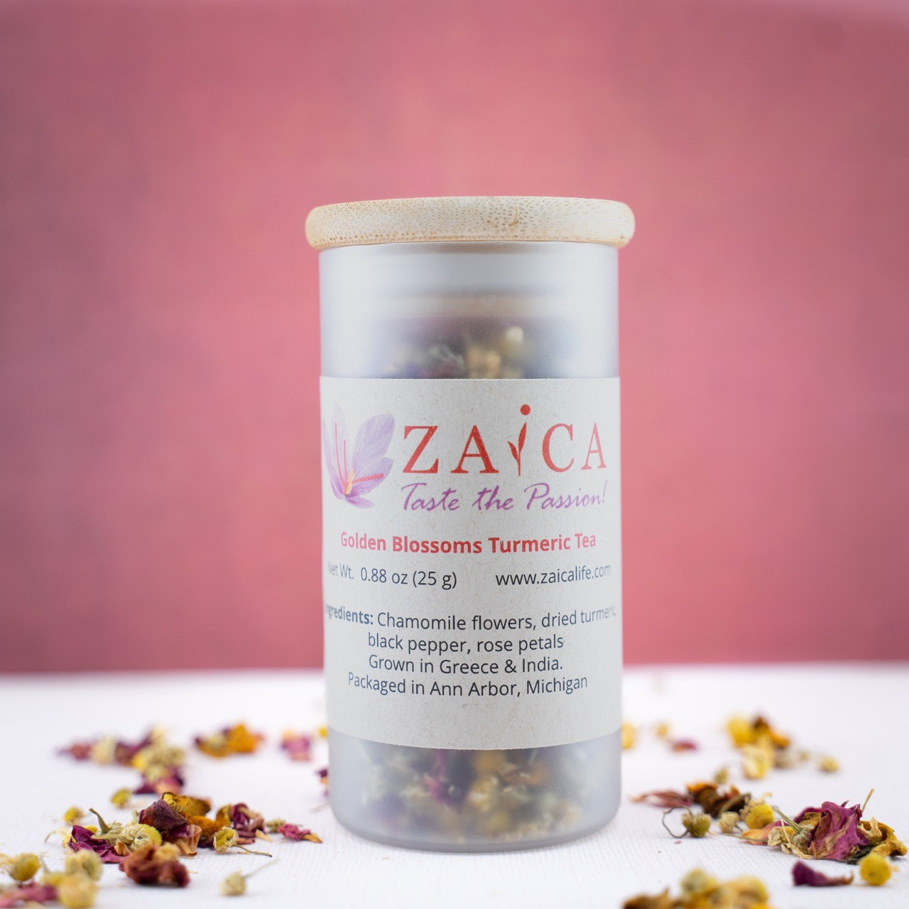 Loose-Leaf Tea | Golden Blossoms Turmeric | Zaica