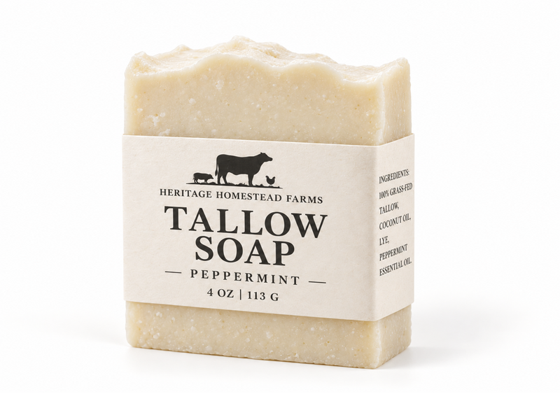 Peppermint Tallow Soap