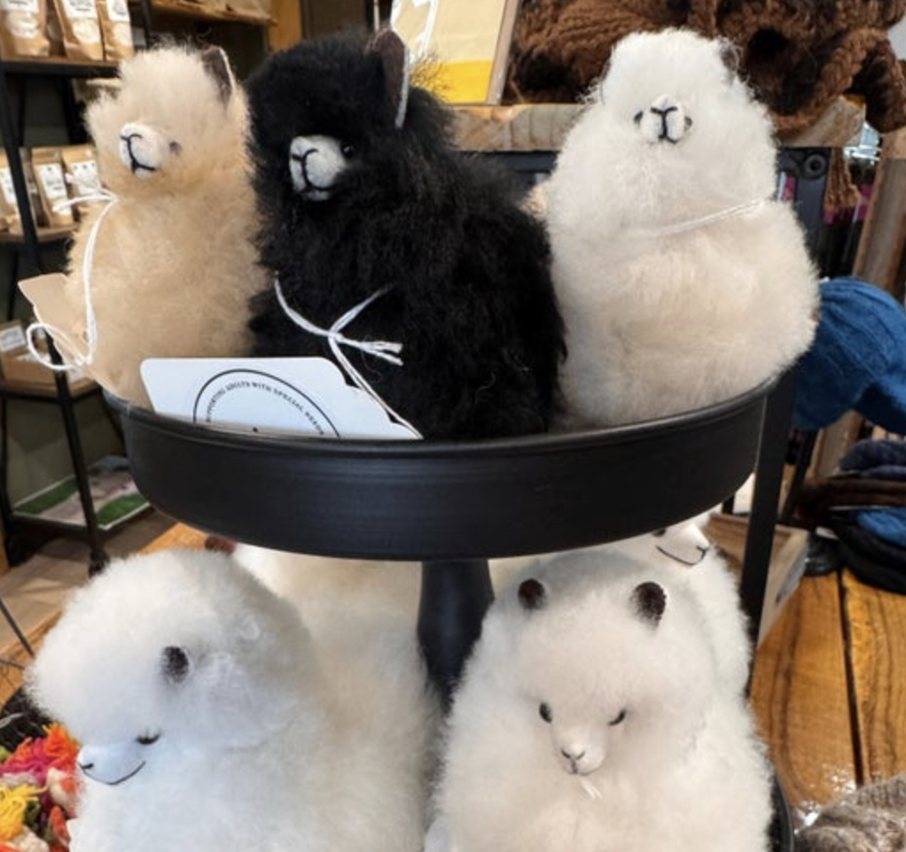 Standing Alpaca Figurine