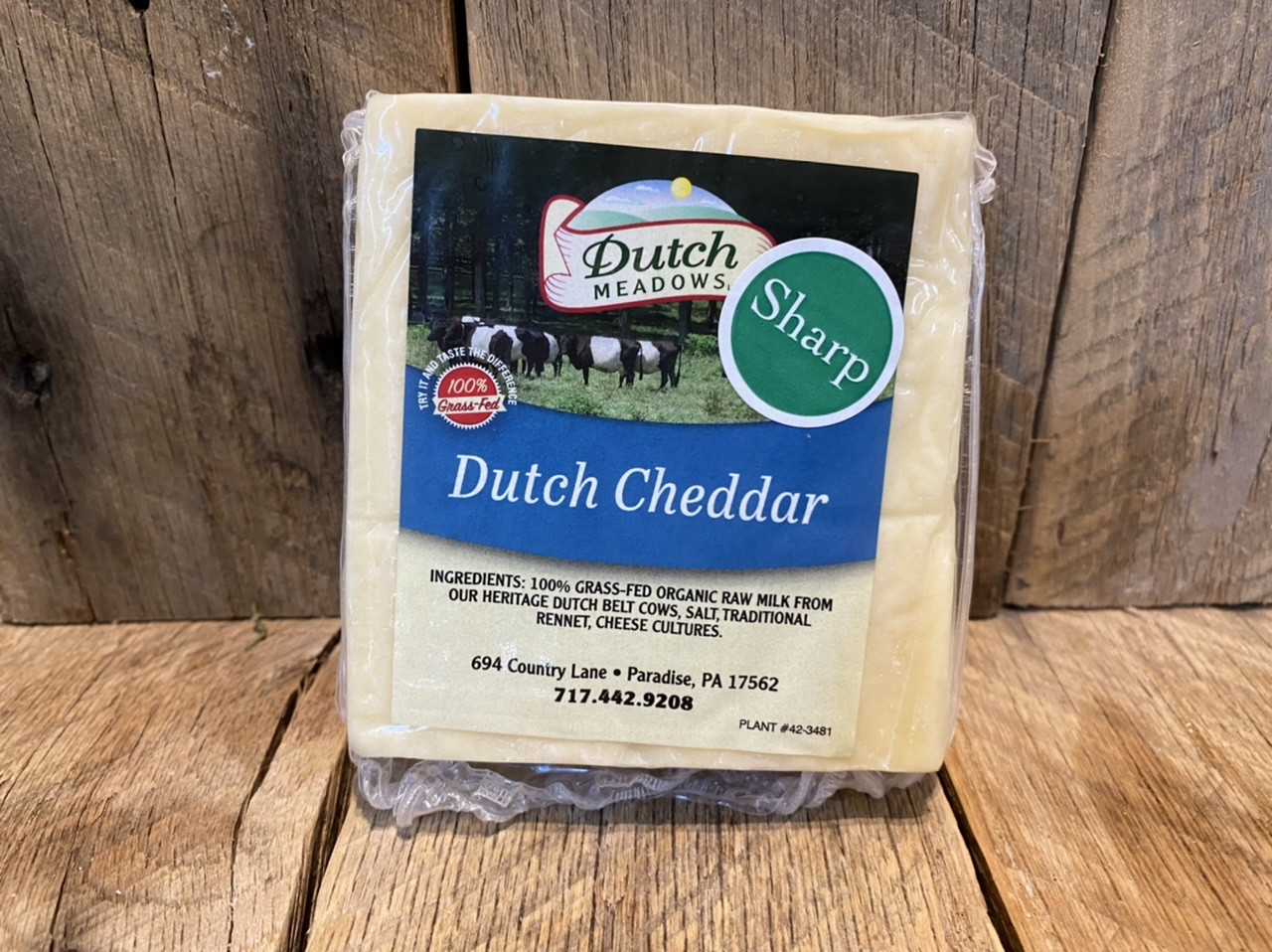 6 Pk 8 oz. Sharp Cheddar Cheese