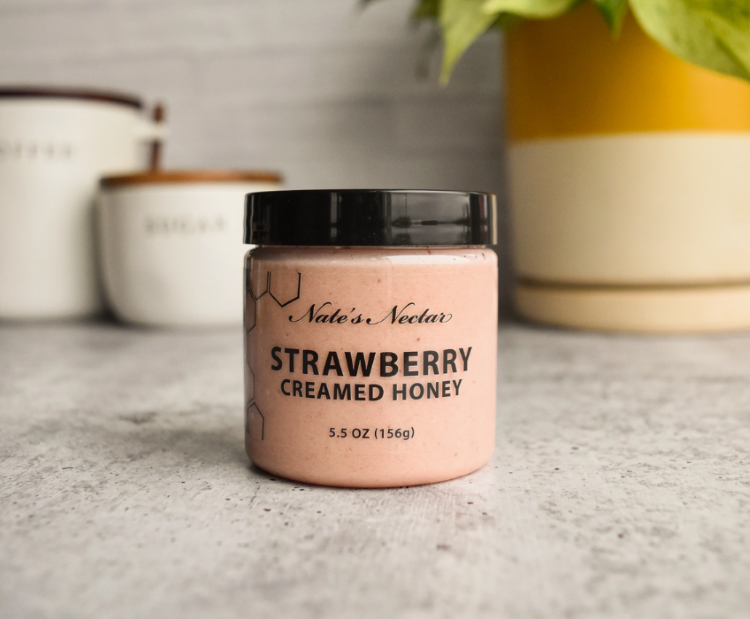 Strawberry Creamed Honey